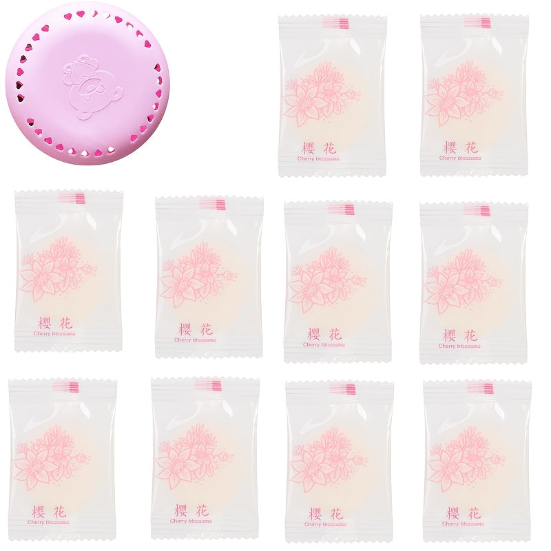 10 long-lasting scented air fresheners with protective shells for home, car, and bathroom.