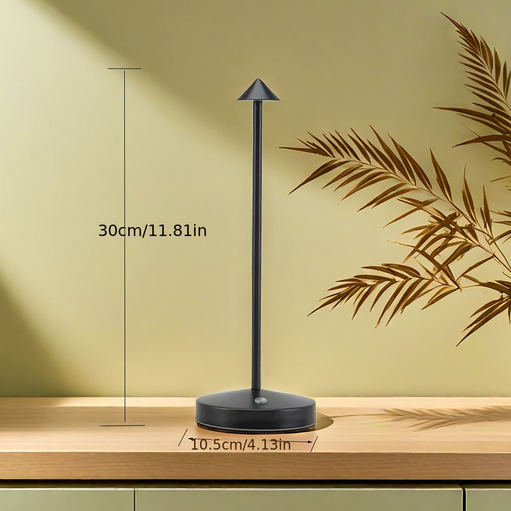 Touch-Controlled Desk Lamp with adjustable lighting, USB powered, ideal for home office, space theme design