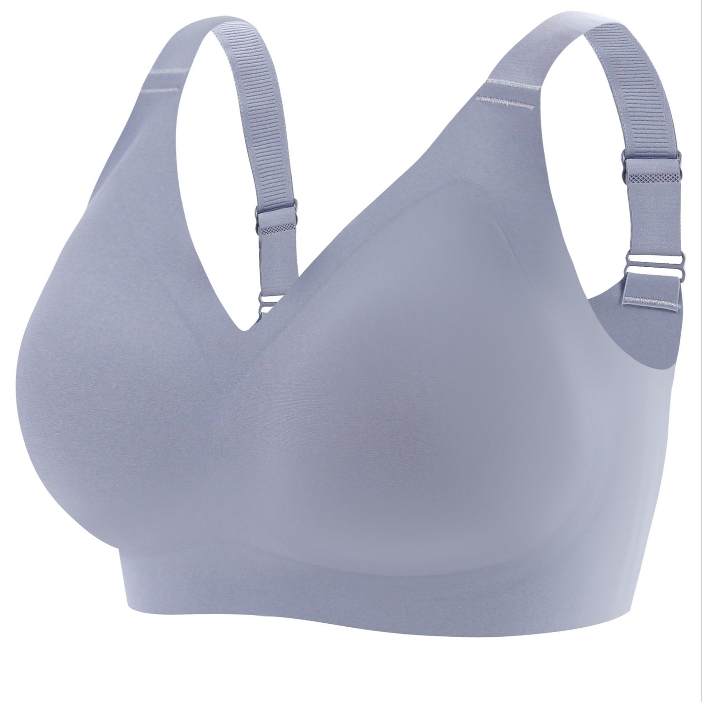 Women's Elegant Plus Size Seamless Bra with Light Padding and Full Coverage