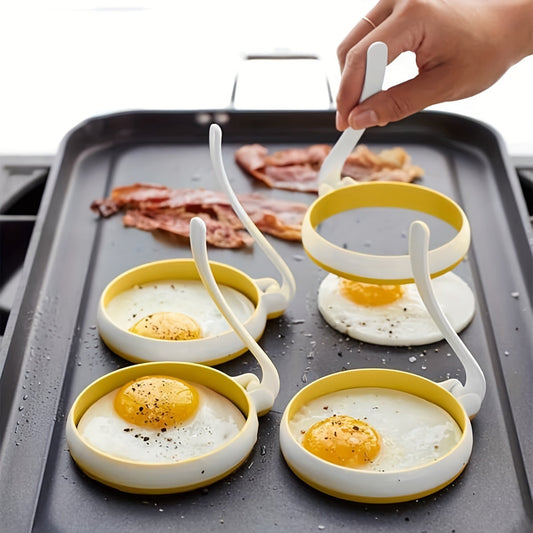 Silicone Egg Ring for Creative Cooking - Versatile Fried Egg Mold, Safe for Food, Essential Kitchen Accessory