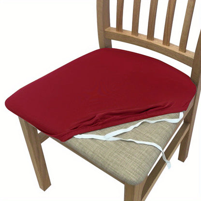 Stylish and durable milk-colored chair cushion cover for kitchen and dining chairs enhances comfort and protects seats all year round.