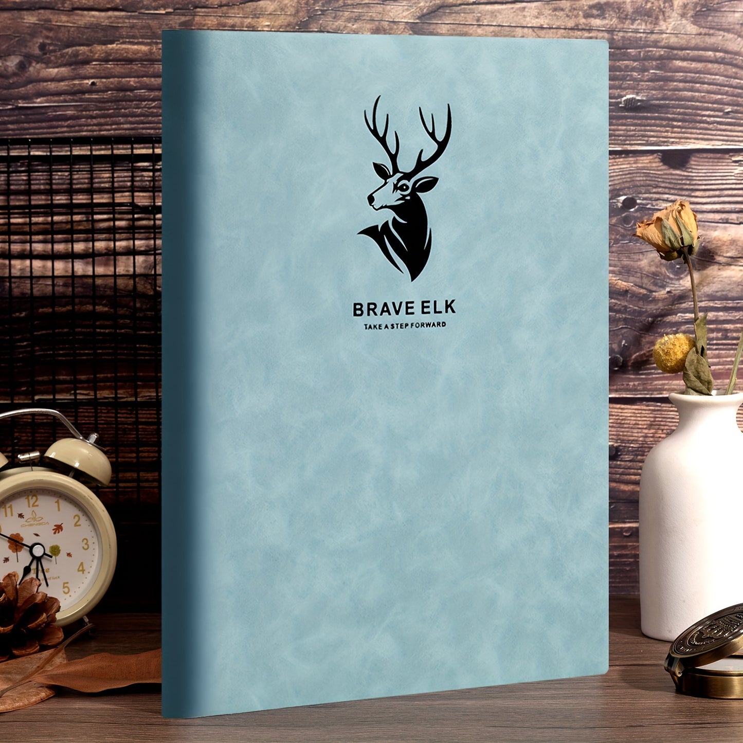 Premium A4 Ultra-Thick Notebook with Soft Faux Leather Cover, 200 pages of Thickened Paper, and Comfortable Grip. Smooth Writing Experience, Available in Multiple Colors for School use.