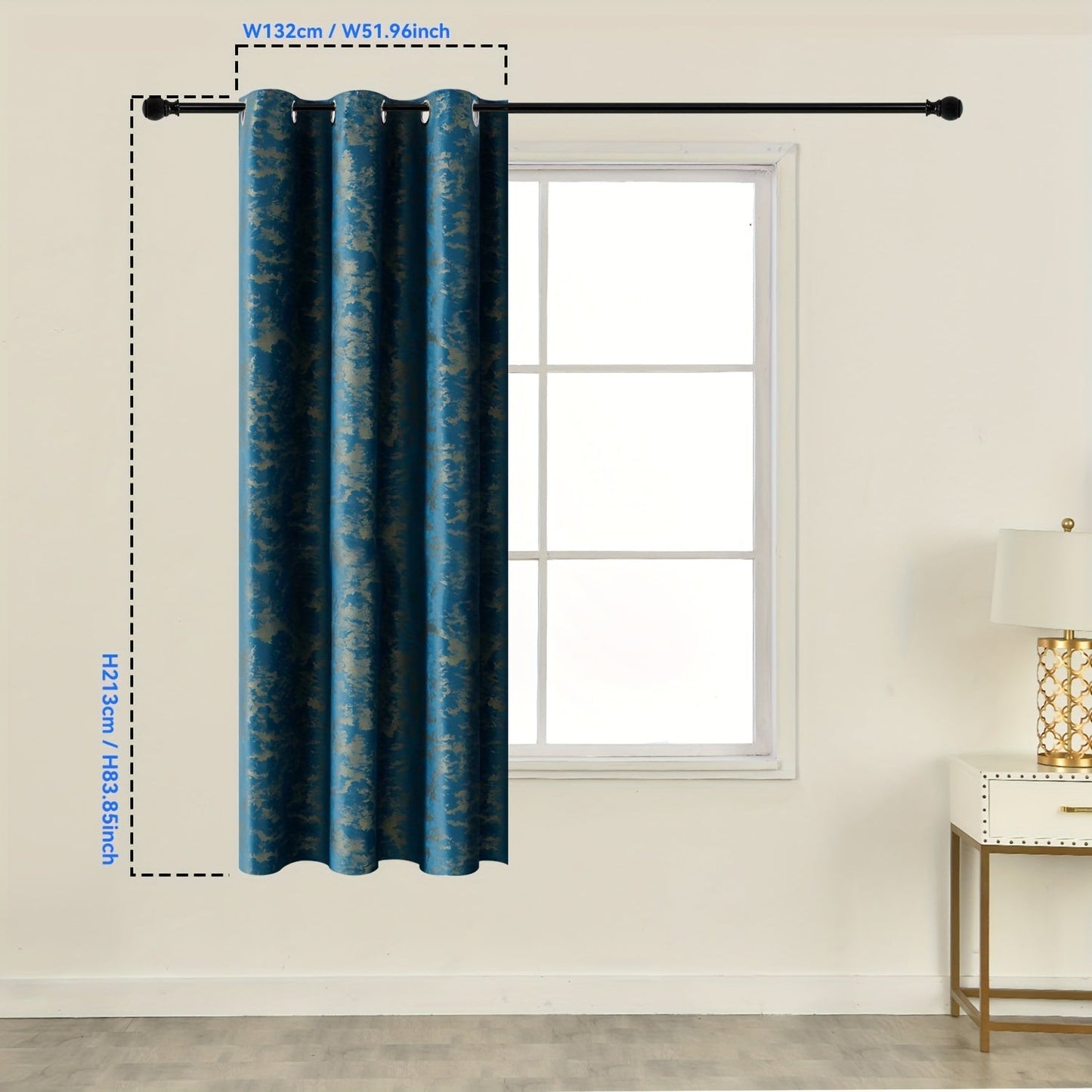 This bronzing velvet blackout curtain is suitable for various rooms in your home including the living room, bedroom, kitchen, bathroom, and can also be used for home decor purposes.