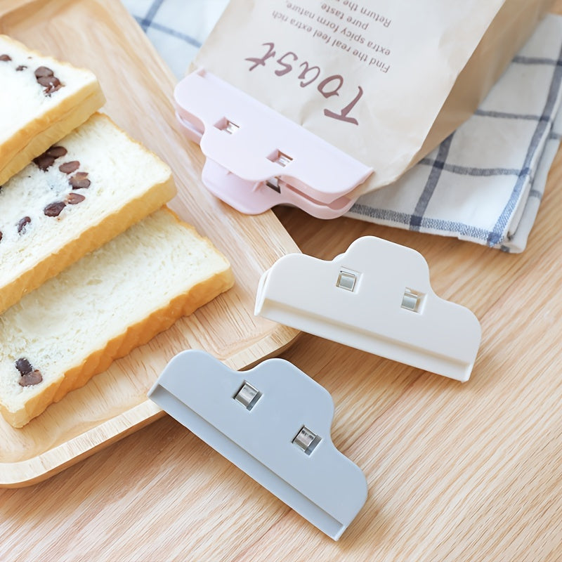 Set of 6 Food Bag Chip Clips, Keep Snacks Fresh and Moisture-Proof, Ideal for Sealing Snack and Food Bags, Organize and Store in the Kitchen, Essential Kitchen Accessories and Gadgets.