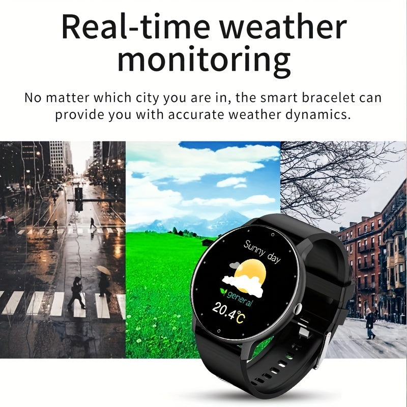 Men's sport multifunction waterproof smartwatch with full touch screen for Android and iOS - Smart Watches