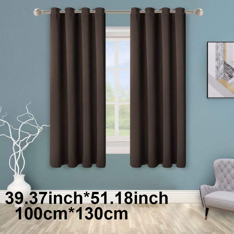 Enhance your space with this 1-panel blackout curtain in solid black color, designed to insulate against heat and cold, darken the room, and reduce incoming light. Perfect for adding style and functionality to your study, bedroom, kitchen, or living room