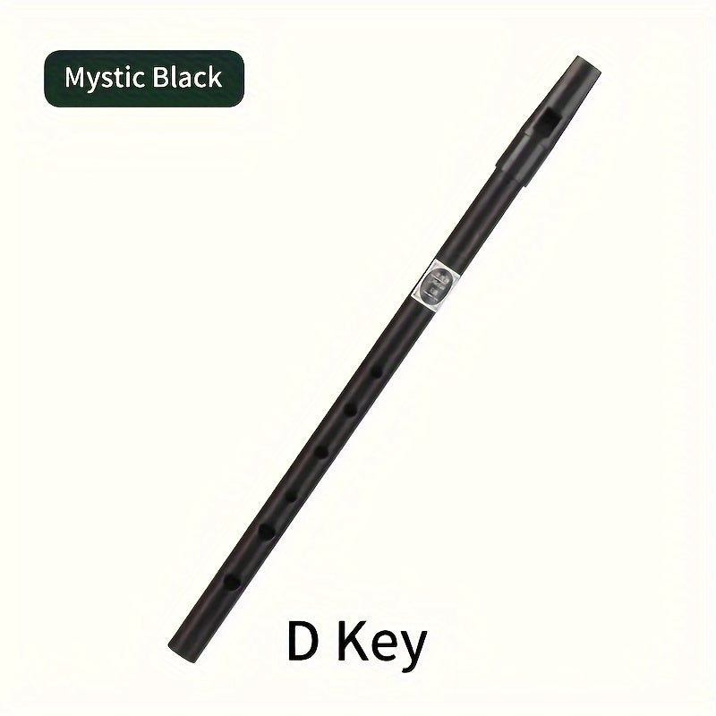 Beginner-friendly Irish whistle in C/D key, aluminum alloy, perfect for starting players. Happy Ramadan with this flute instrument.