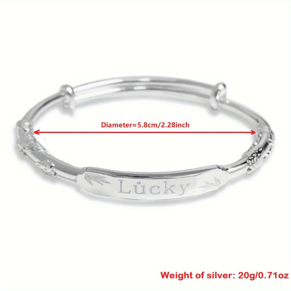 A chic 999 Sterling Silver Bracelet designed for women, featuring a mix of sexy and cute styles. Ideal for everyday wear, party accessorizing, and as a versatile Christmas gift or all-season jewelry piece.