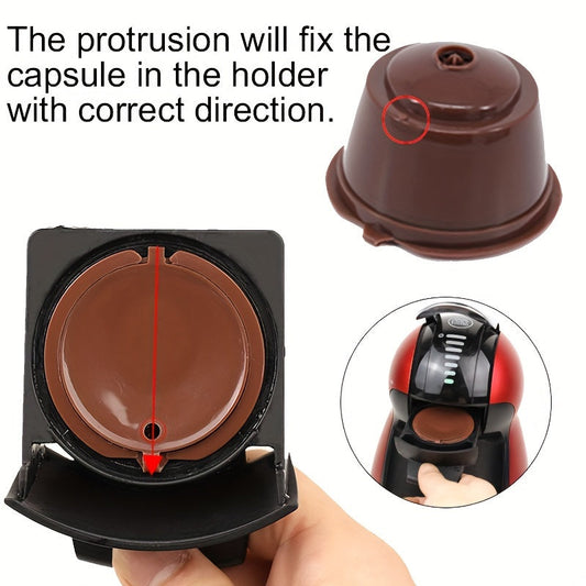 [Top Pick] 1/3pcs Reusable Coffee Pods, Works with DOLCE GUSTO Coffee Machine, Eco-Friendly Refillable Coffee Filters