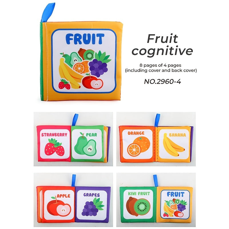 Enhance your toddler's cognitive development with the Black & White Cloth Book!