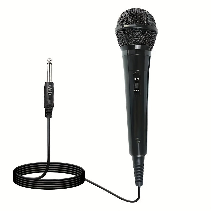 Dynamic Wired Microphone Trolley with 6.5mm Plug for Karaoke and Conferences