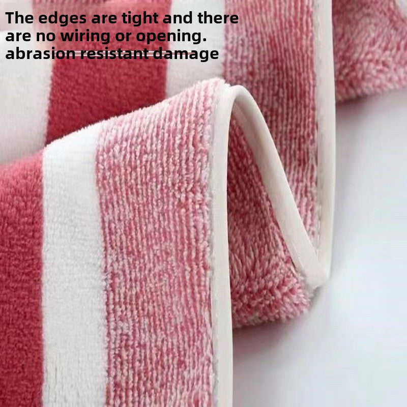 Wholesale Thick Striped Towels for Face Washing, Enhanced Absorbency, Suitable for Home Use across Borders