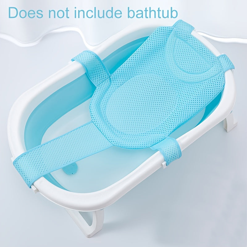 Breathable Bath Net with Non-Slip Mat for Bathtub, Floating Bath Support