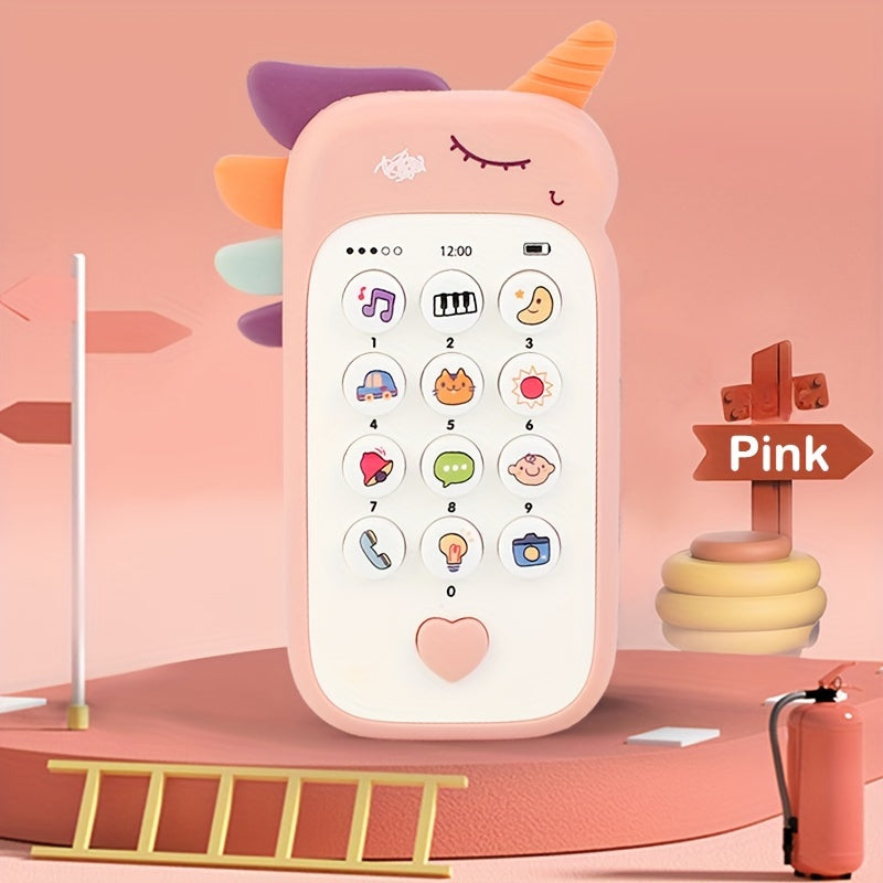 [Top Pick] Engaging Kids' Educational Toy Phone - Durable and Colorful - Features Music & Stories for Early Learning, Batteries Not Included, Innovative Design, Fun Puzzle Included