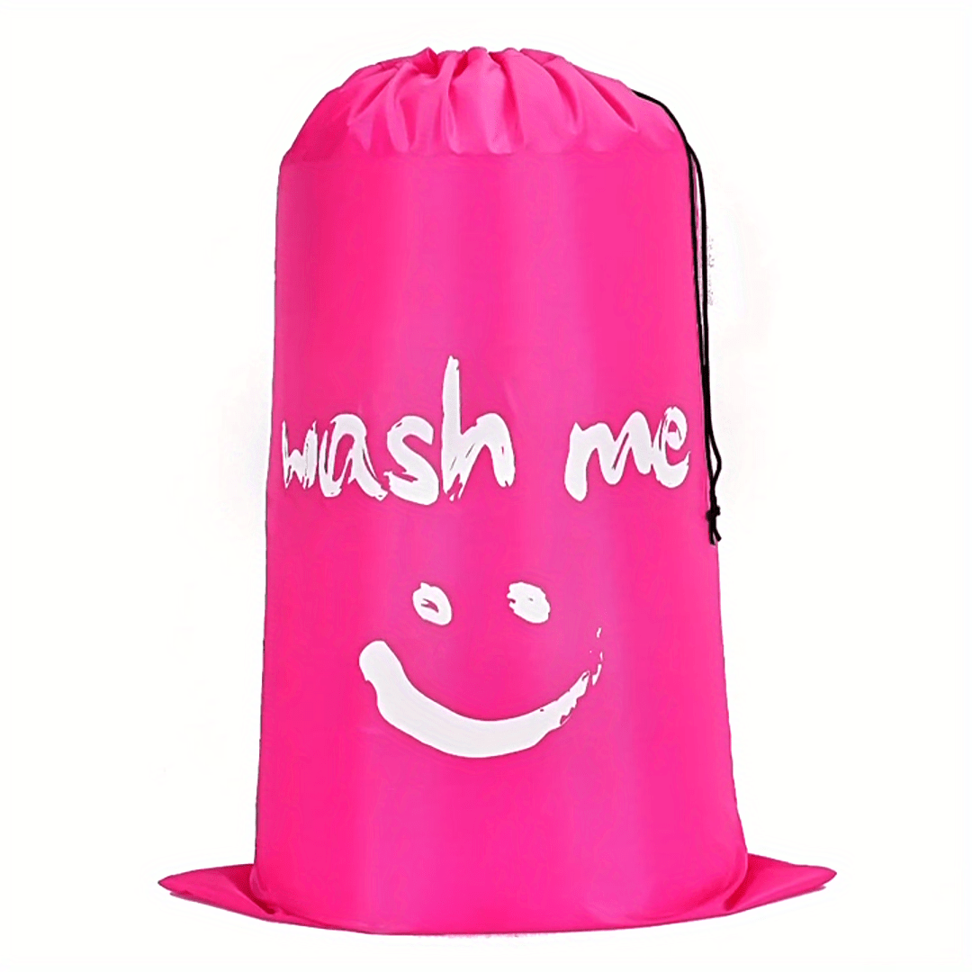 Large Laundry Bag designed for college students, Resistant to Rips & Tears, Machine Washable, Heavy Duty Hamper Liner for Dirty Clothes, Wash Me 1pc