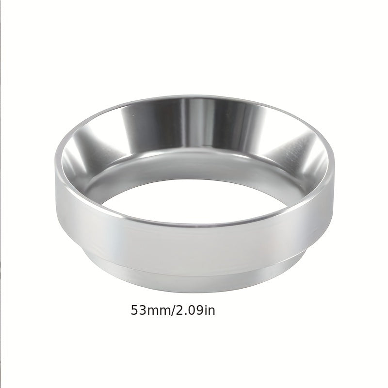 Practical and user-friendly Magnetic Aluminum Coffee Ring Concentrated Coffee Funnel in 51/53/58mm sizes.