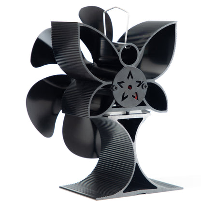 Get 1 or 2 pieces of the 6-leaf wood stove fan, designed to distribute heat efficiently from your wood, gas, or log burner stove. This heat-driven wall fan is crucial for keeping your home comfortable during the colder months of autumn and winter. It is