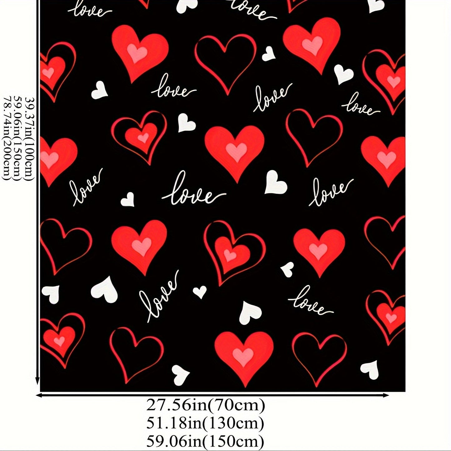 Get cozy with this 1 piece Red Love printed blanket, perfect for Valentine's Day or Mother's Day gifting. Made from flannel material, this soft and warm throw blanket is ideal for snuggling up on the couch, sofa, or even while camping or traveling. A