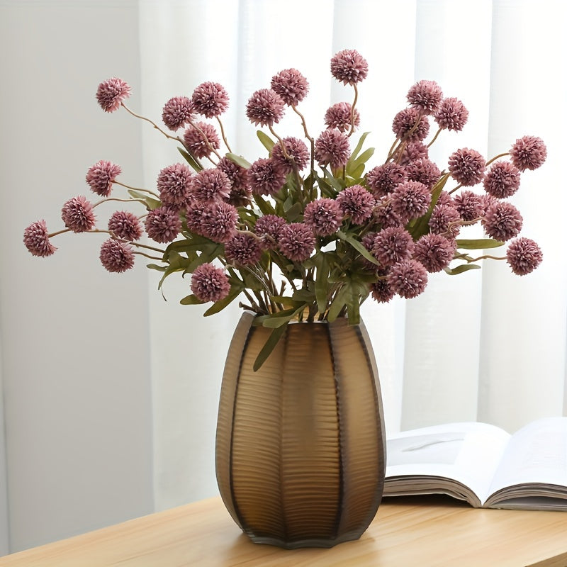 Dried dandelion bouquet for various occasions, including weddings, birthdays, and holidays.