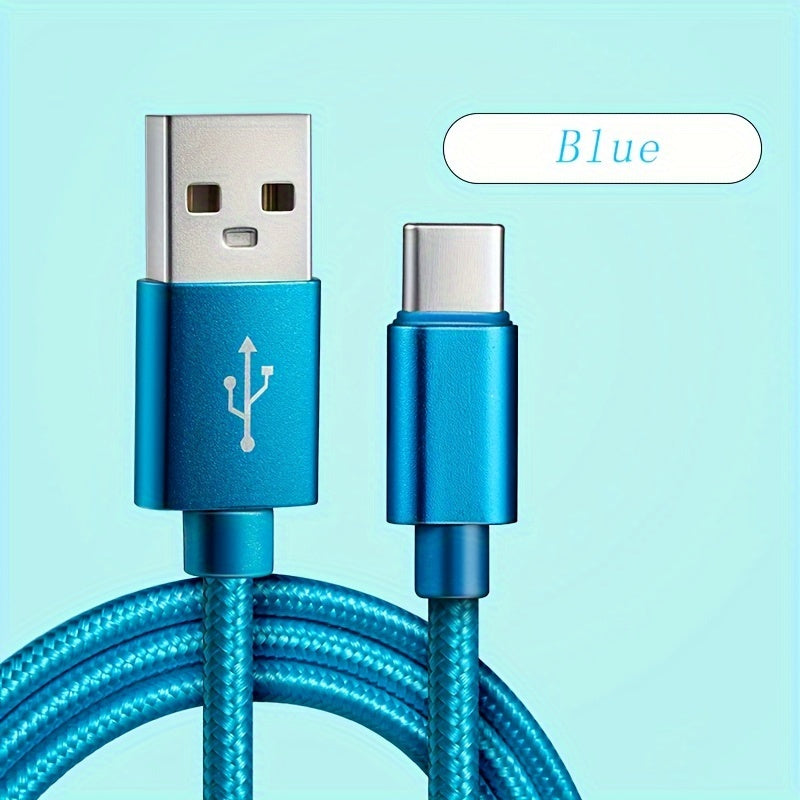 Fast-charging USB C cable for Samsung, Redmi, and OnePlus, ideal for travel and office use.