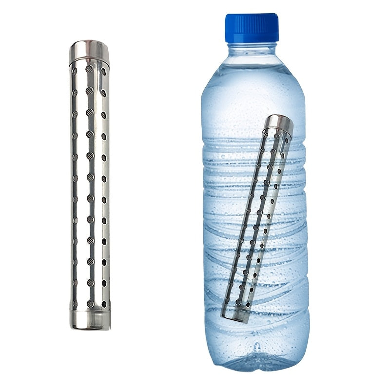 Portable Metal Alkaline Water Stick Purifier - No Electricity Required! Enjoy Instant Purified Drinking Water Anywhere, Perfect for Travel and Outdoor Activities.