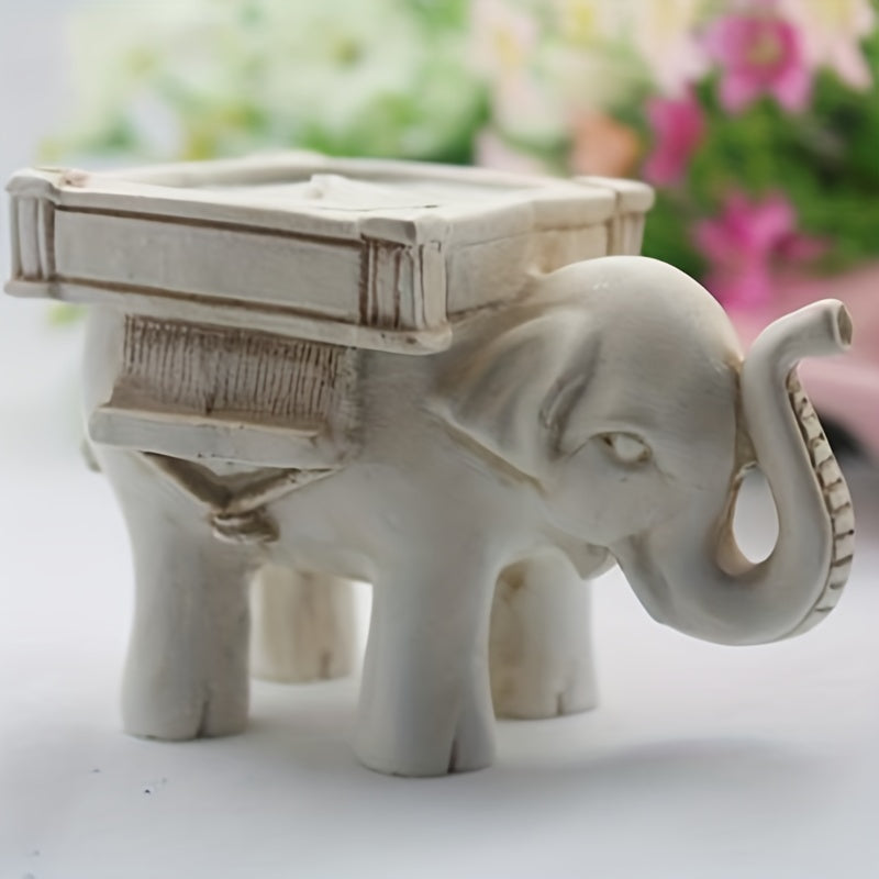 Elephant Design Tealight Candle Holder for Birthday and Home Decoration - 1 Piece