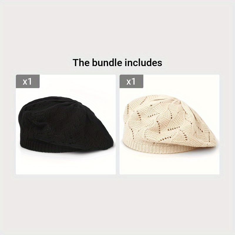 Breathable beret hats for women - ideal for daily wear.