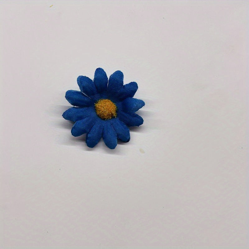 100/200 pieces of artificial daisy flowers, 4cm sunflower heads for decor.