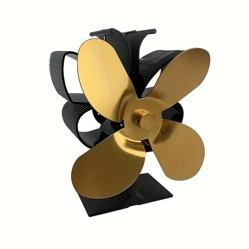 Introducing the 2023 New Thermal Power Fireplace Fan, Model 379, also known as the Butterfly Model. This popular style features a 4-blade design that is self-starting and high-temperature-resistant. Perfect for heating fans in your home, hotel rooms, or