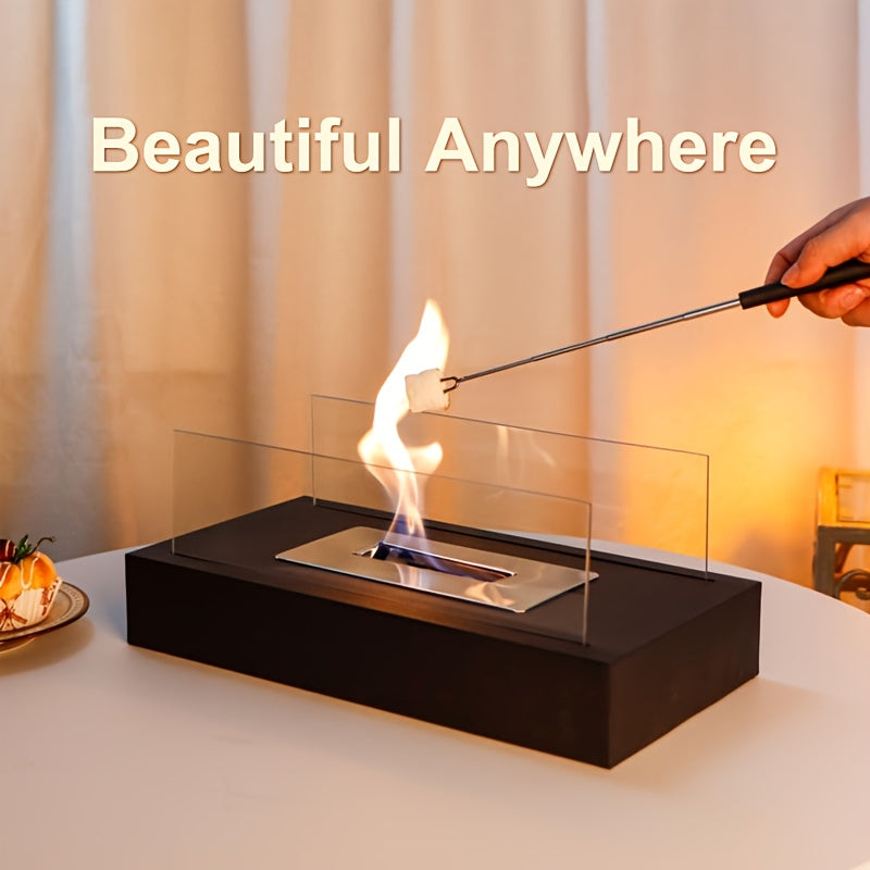 Effortlessly host romantic evenings, festive gatherings, and social events with the Portable Alcohol Fireplace Heater Lamp featuring a timeless design, durable glass and metal construction, and user-friendly operation.