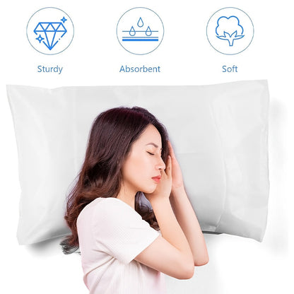 Protect your pillows with the 1pc SoftTouch Disposable Pillowcase. Made from sturdy non-woven fabric, this absorbent cover is easy to spot-clean and perfect for single-use in beauty salons, train sleeper berths, and hotels. Say goodbye to stains and