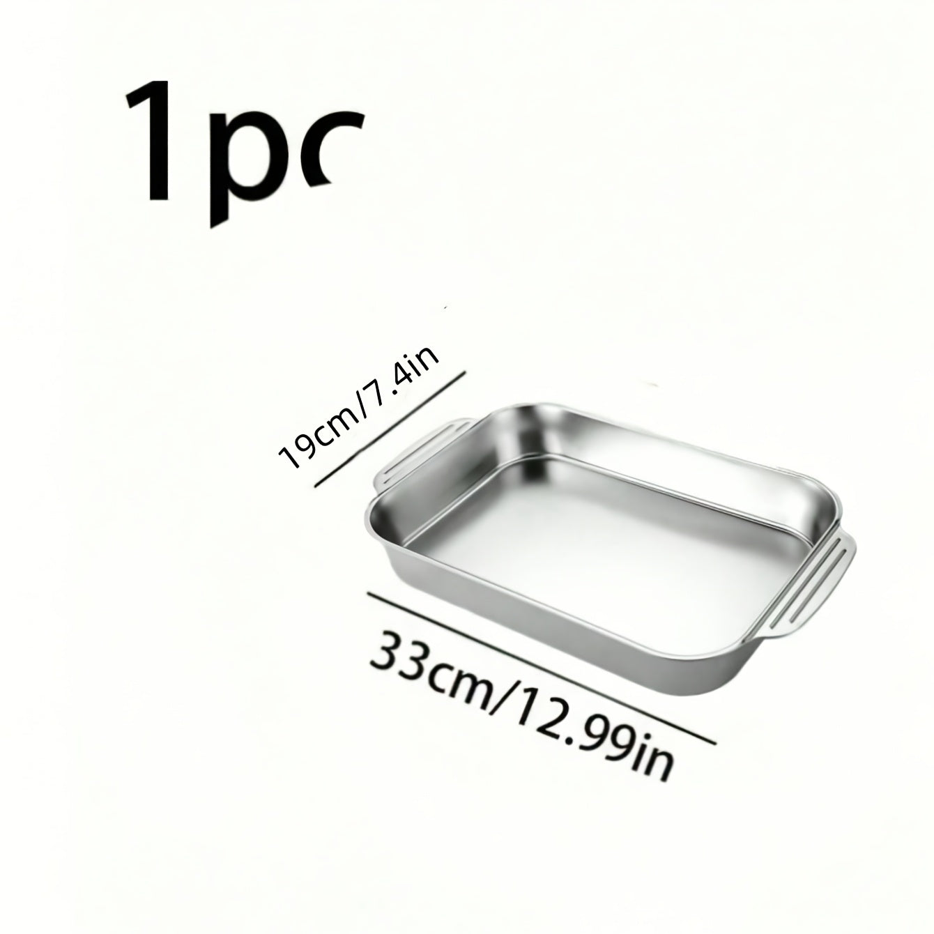 Stainless steel baking pan ideal for outdoor picnics, featuring a simple and fashionable design. This non-stick cookie sheet is perfect for both men and women and can be used as an oven accessory or baking tool. A must-have kitchen gadget for daily use.