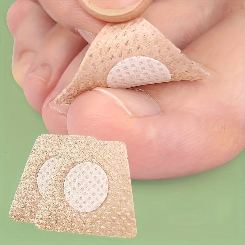 50pcs Toenail care stickers for thickened, protected nails with double thickness design adhesive tape to promote nail growth and appearance.