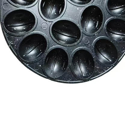 1pc Aluminum Waffle Maker Mold, 16-Cavity Non-Stick Baking Pan for various treats, Gas Oven Compatible, Chemical-Free Material.