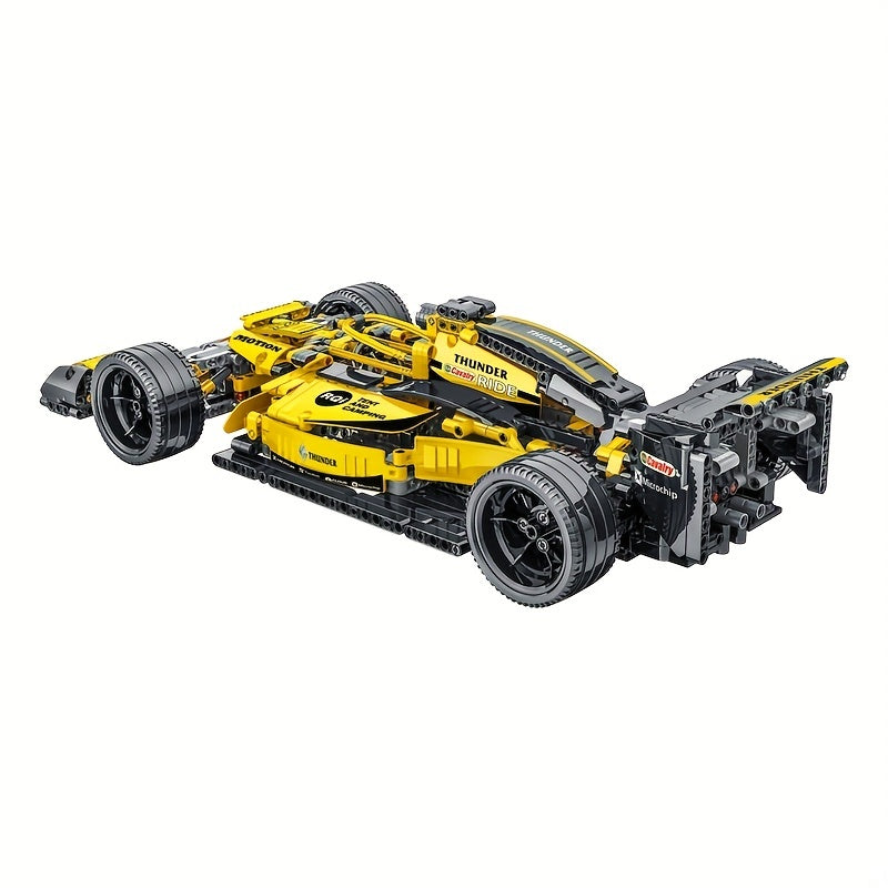 Building blocks for formula and supercar models, educational toy for boys, Easter gift.