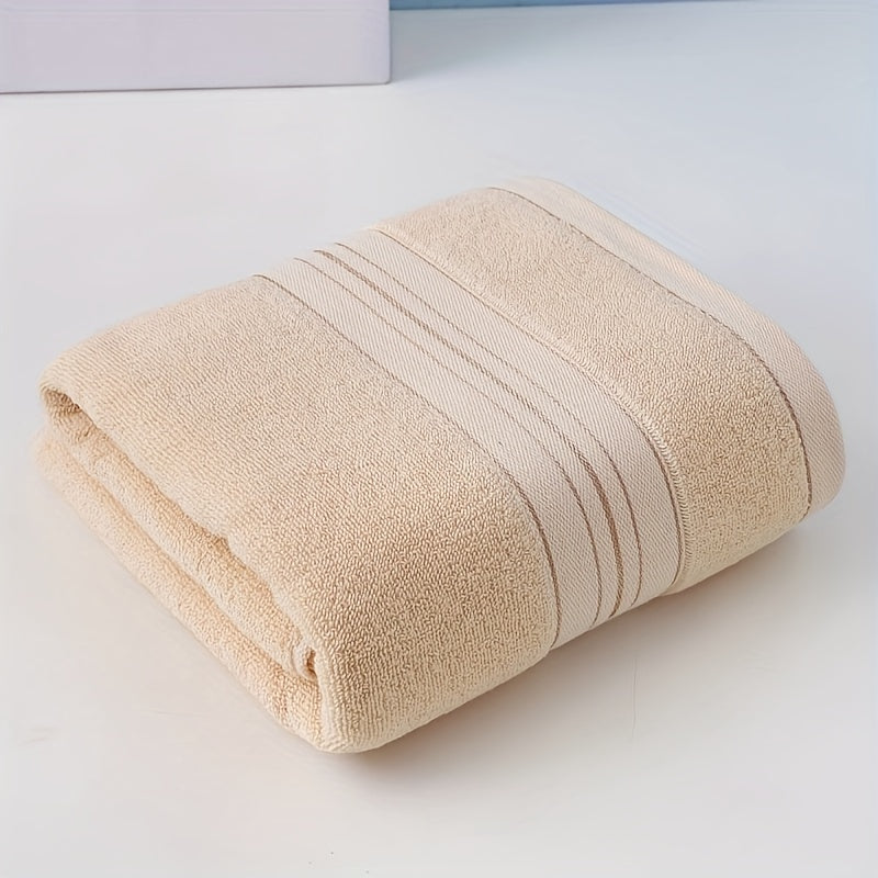 3 colors of cotton bath towels, 68.58*139.7 cm, highly absorbent