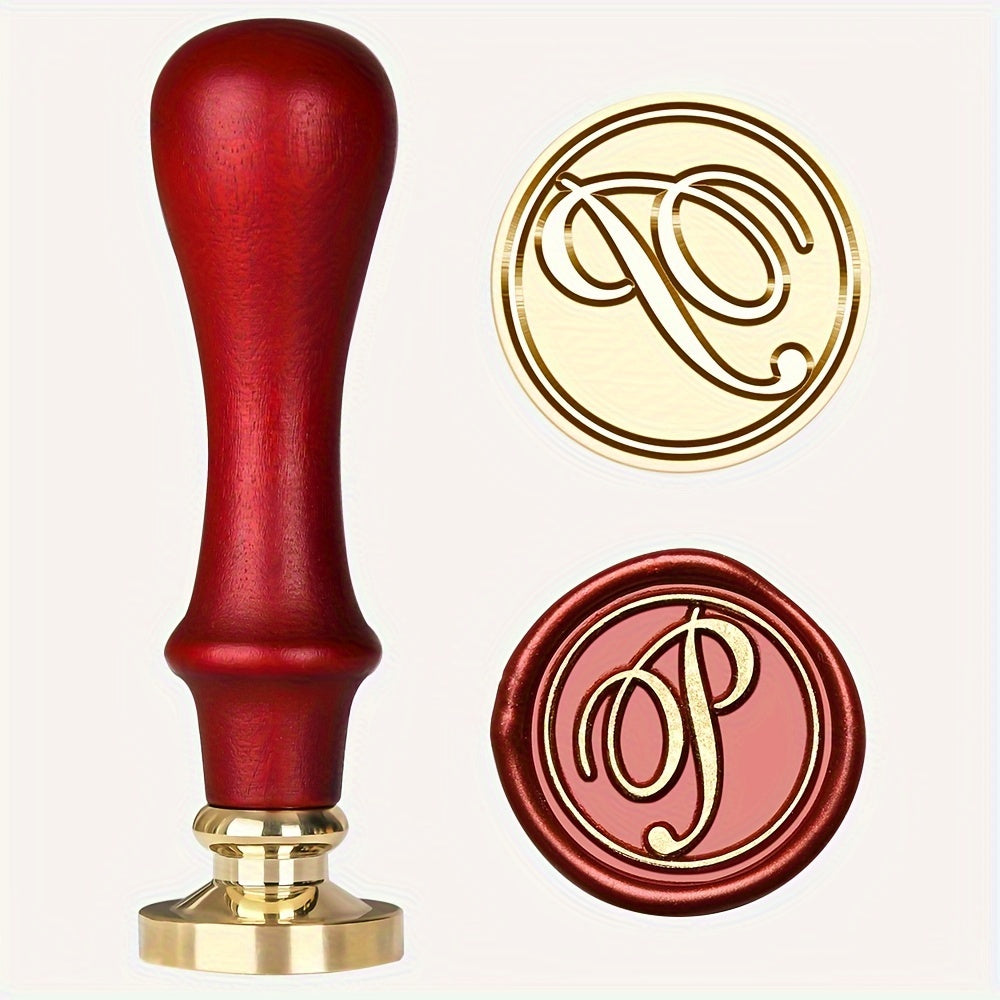 Alphabet A-Z Sealing Wax Stamp Kit for Wedding Invitations and Letter Sealing