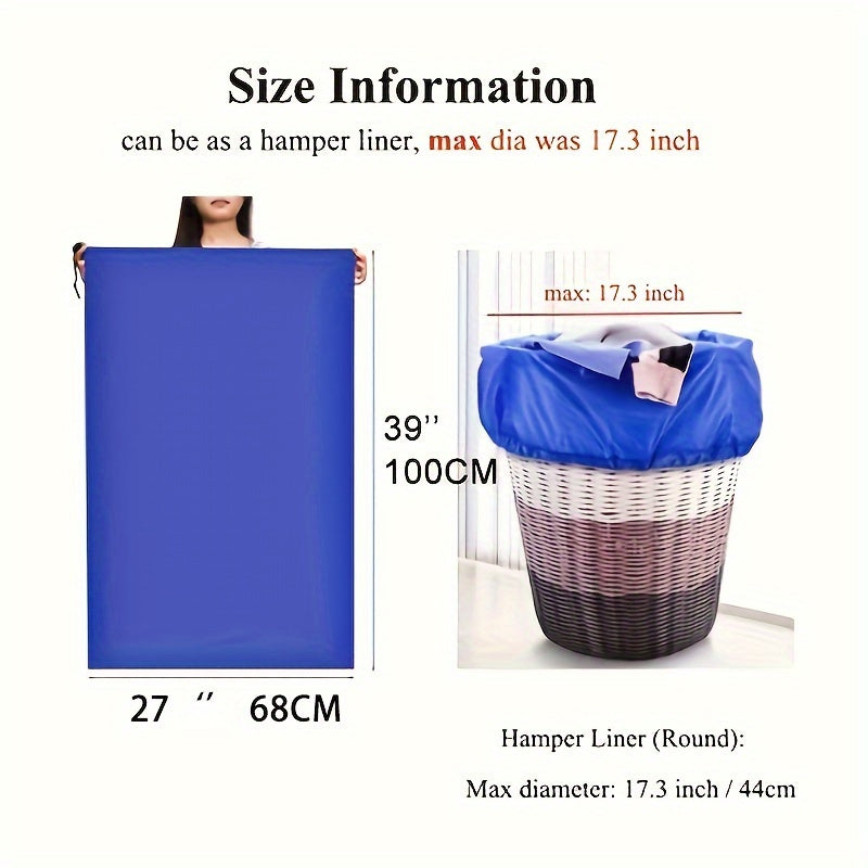 Extra large heavy duty laundry bags - perfect for college, travel, dorms, and more. Fits easily in laundry hampers and provides ample storage for dirty clothes.