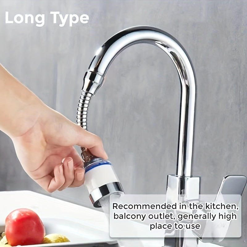 Durable Plastic Water Dispenser with Splash-Proof Design, No Electricity Required, High-Pressure Kitchen Faucet Extender for Easy Installation