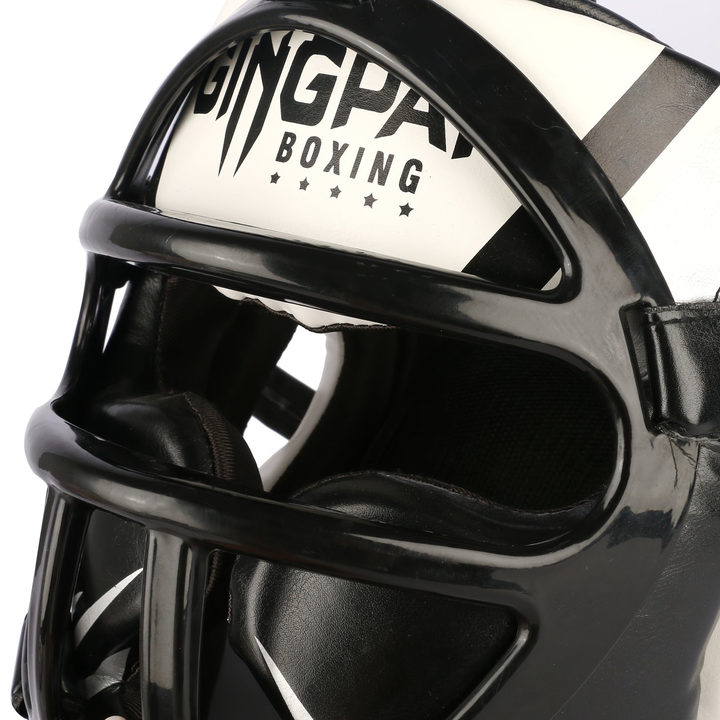 Thickened boxing head guard for training, fully enclosed.