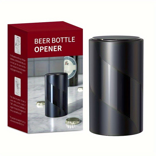 Cheer Moda Manual Beer Bottle Opener: Easy Press, Durable Plastic, Ideal for Home & Restaurant, 4.8x4.8x3.27cm