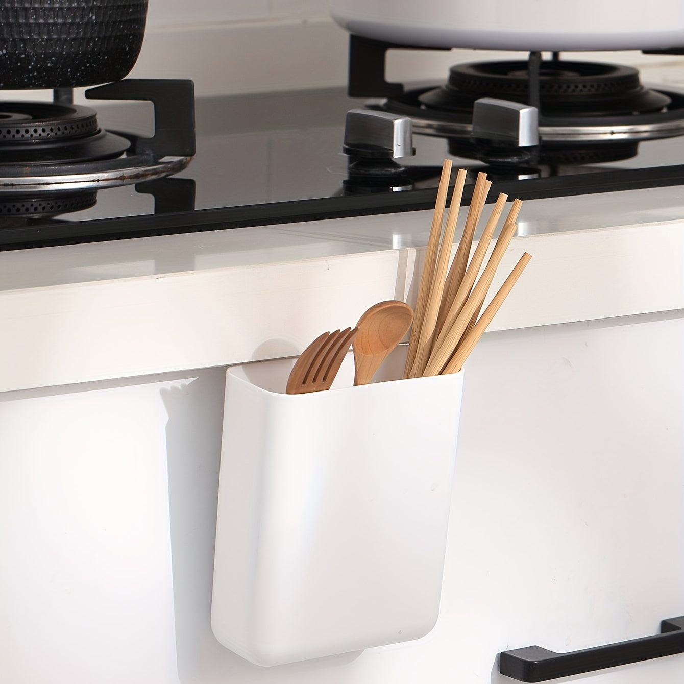 Organize your kitchen with the White Sink Organizer Basket - A Space-Saving Storage Solution