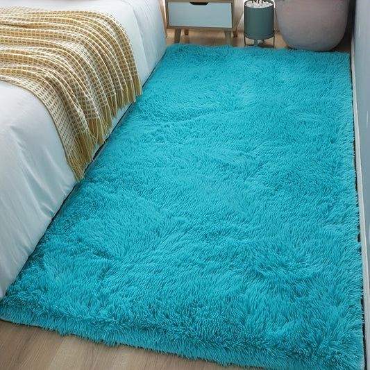 Ultra Soft Plush Long Bedside Carpet - Faux Fur Fluffy Shaggy Bedroom Mat - Soft and Cozy Living Room Rug - Home and Room Decor - 31.5x62.99 inch - 1 piece