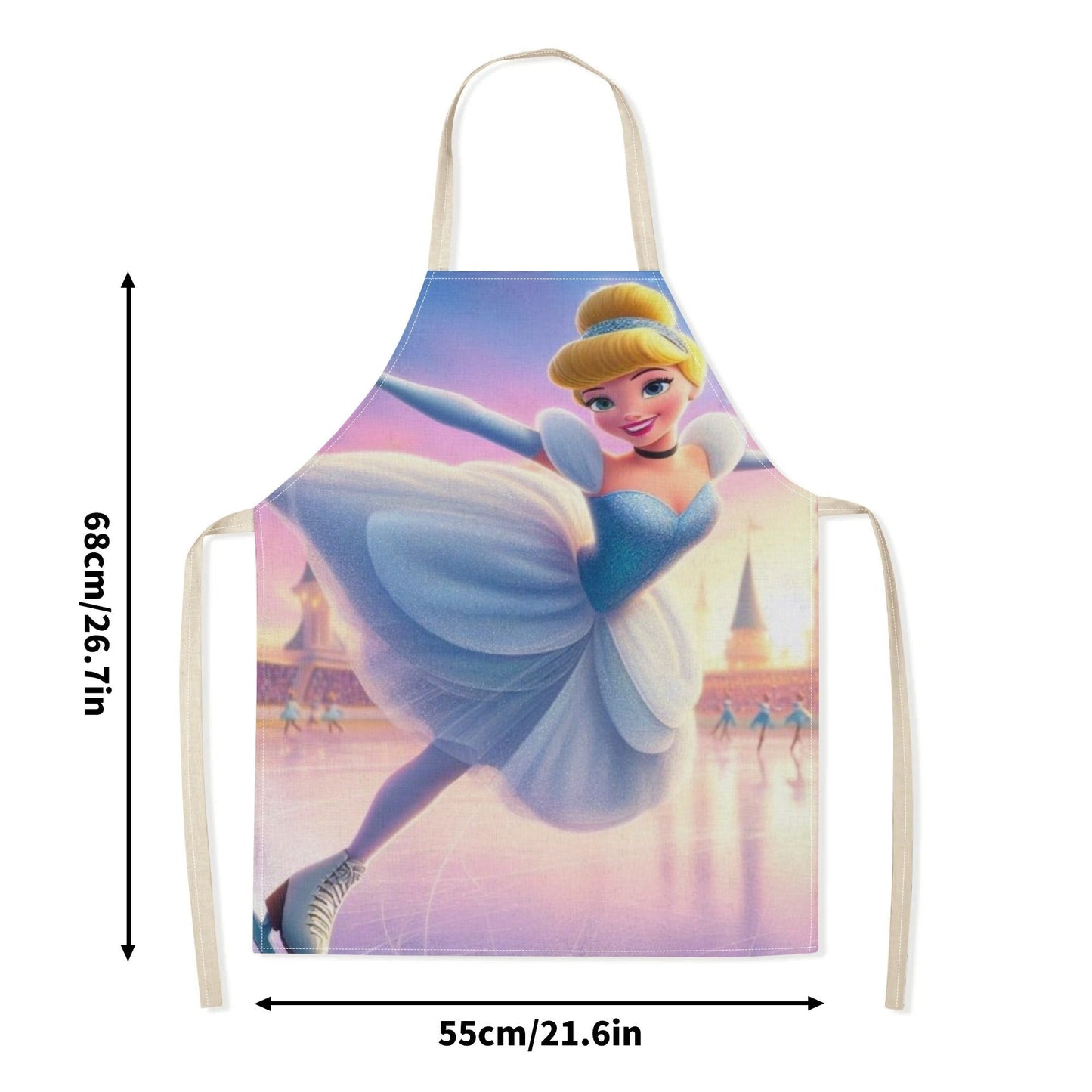 Stay dry and mess-free with the Disney Elsa Waterproof Apron. Featuring a vibrant cartoon print and made from durable polyester, this apron is perfect for home, restaurants, cafes, and more. The stylish and simple design includes an adjustable neck strap