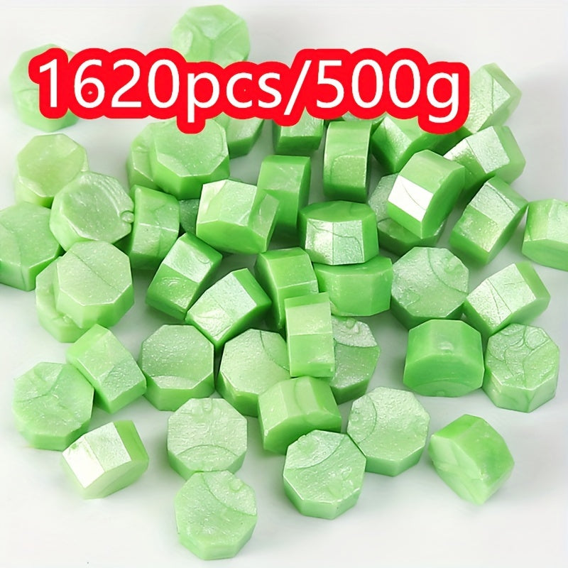 1620pcs/500g Octagonal wax particles for envelope special mud DIY gift box sealing wax retro bulk sealing wax particle