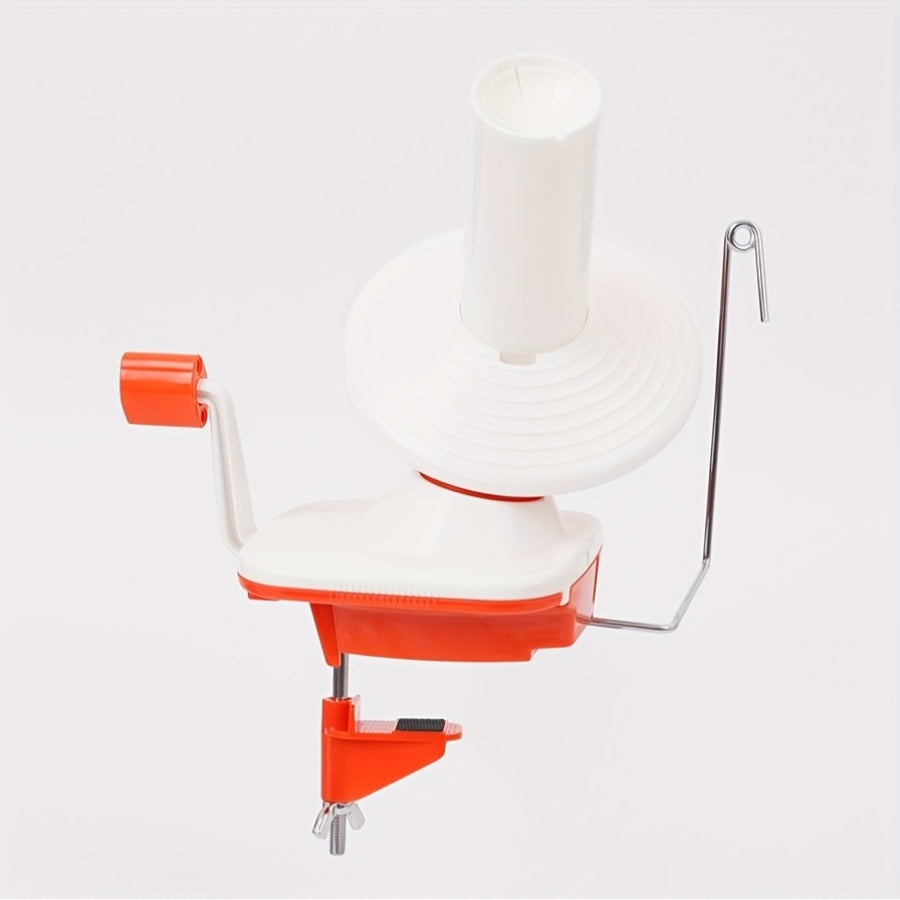 Compact yarn winding tool for organizing and managing household yarn balls, ideal for knitting and winding.