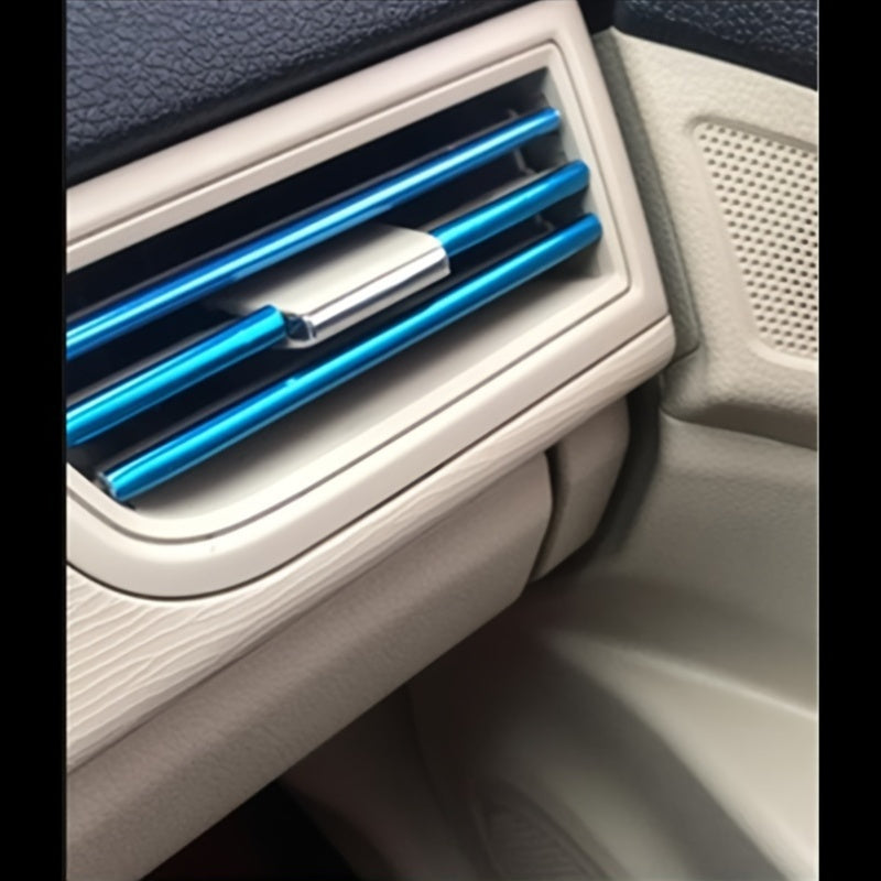 Enhance your Fiat 500X, Argo, 500L, 124, Tipo, Qubo, Panda, or Mobi with this personalized car parts air conditioning outlet decorative strip clip modification.