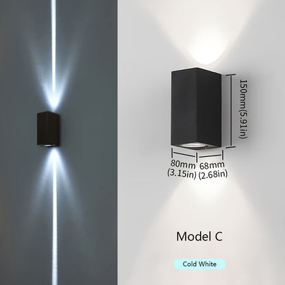 LED Wall Lamp for outdoor garden lighting, available in 3W and 6W options. Suitable for use in gardens and porches.