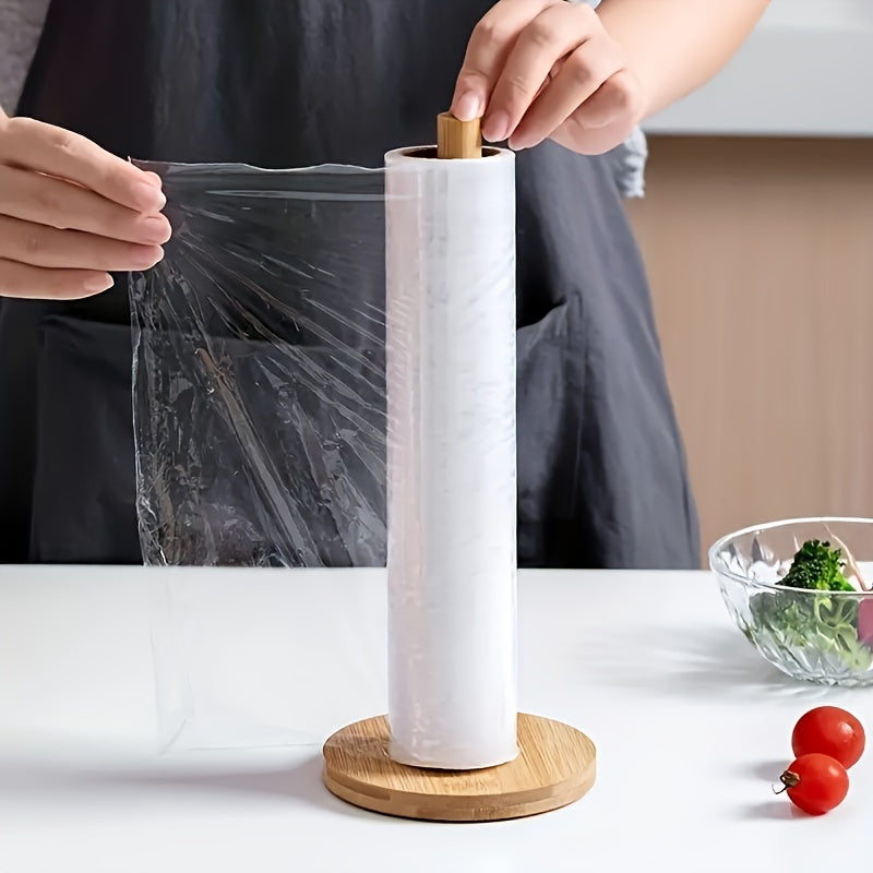 An easily assembled and detachable Kitchen Countertop Paper Holder, perfect for holding napkins, cling film, and dishcloths. Ideal for use in homes, restaurants, and kitchens.