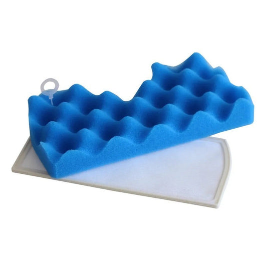 3 pieces of blue sponge HEPA filters designed for Samsung robot vacuum cleaners - these filters are also compatible with the DJ97-01040C, SC43, SC44, SC45, SC47 series, as well as car cleaner accessories.